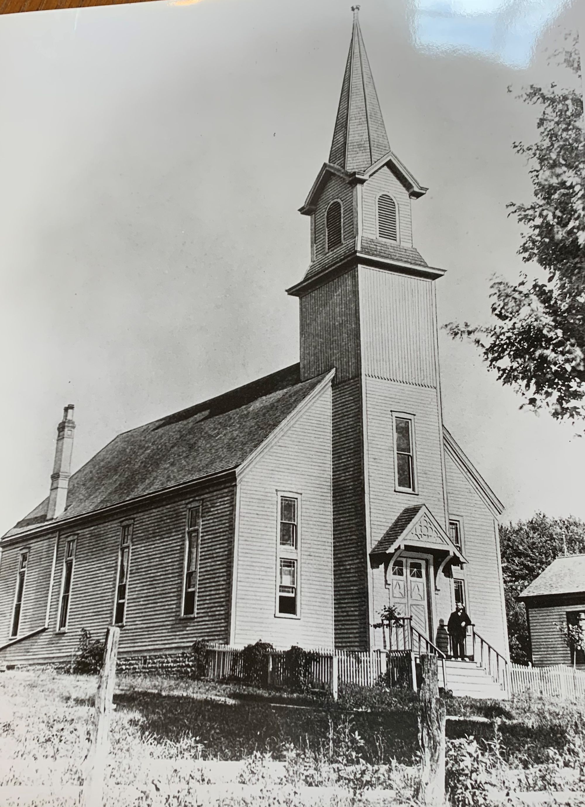 First United German Evangelical Lutheran St. Peter's Church in 1889